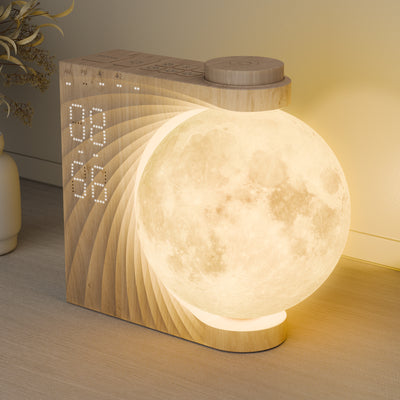 AIRIVO Moon Sunrise Alarm Clock